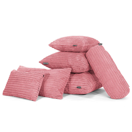 Kussen 47 x 47cm - Corduroy Koraal 04
