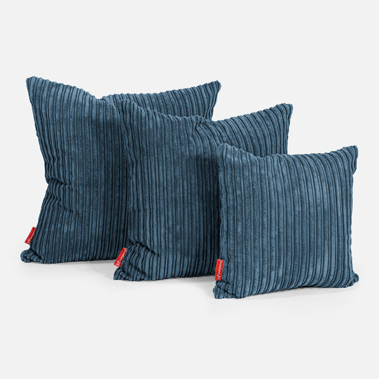 Kussen 47 x 47cm - Corduroy Marineblauw 02