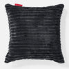 Kussen 47 x 47cm - Corduroy Zwart 01