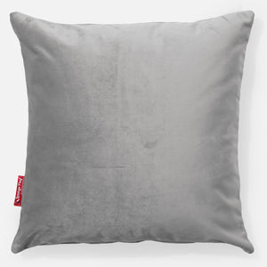 Kussenhoes 47 x 47cm - Fluweel Zilver