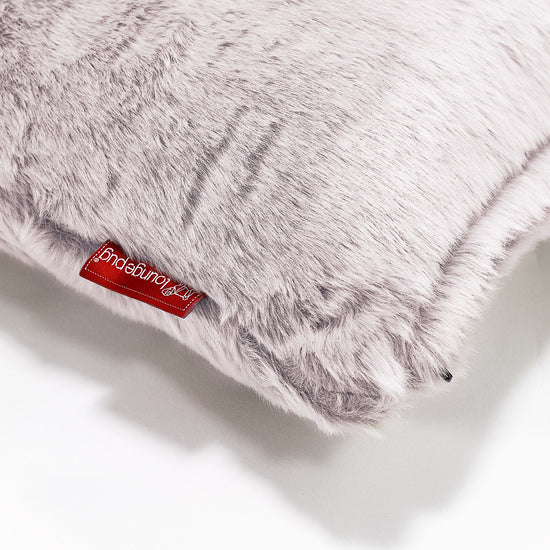 Kussen 47 x 47cm - Nepkonijnenbont Stoffig Roze 03