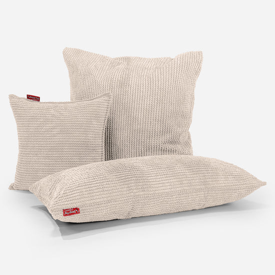 Kussen 47 x 47cm - Pompom Crème 04