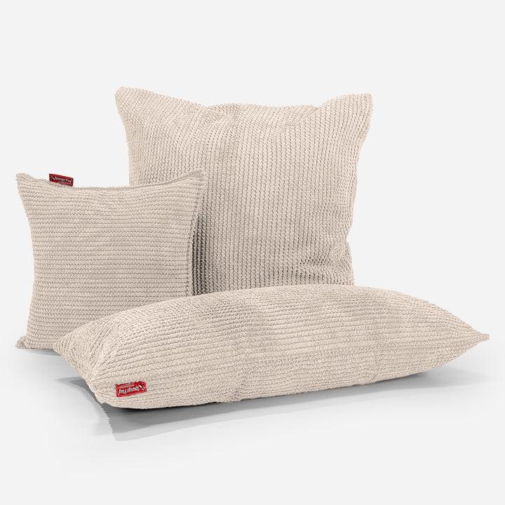 Kussen 47 x 47cm - Pompom Crème 04