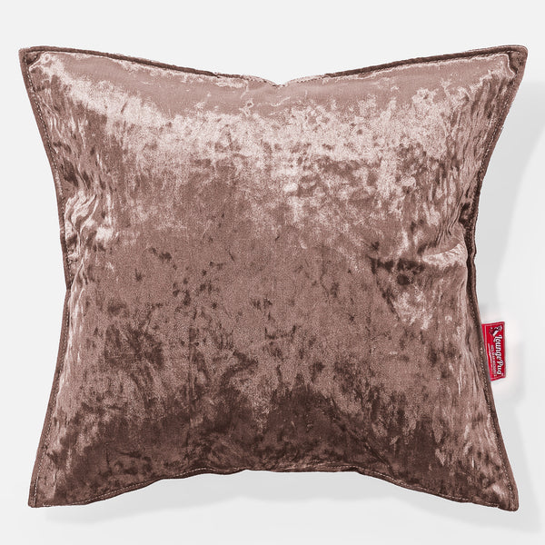 Extra Grote Kussen 70 x 70cm - Vintage Fluwelen Truffle 01