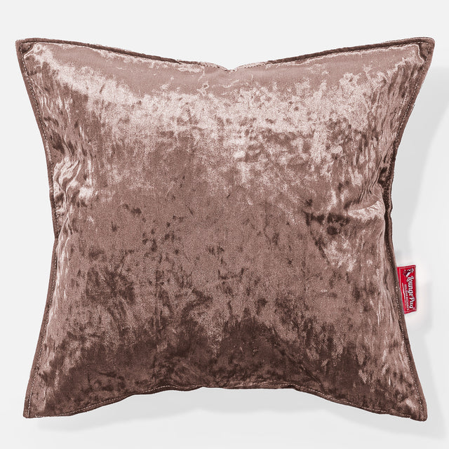 Extra Grote Kussen 70 x 70cm - Vintage Fluwelen Truffle 01