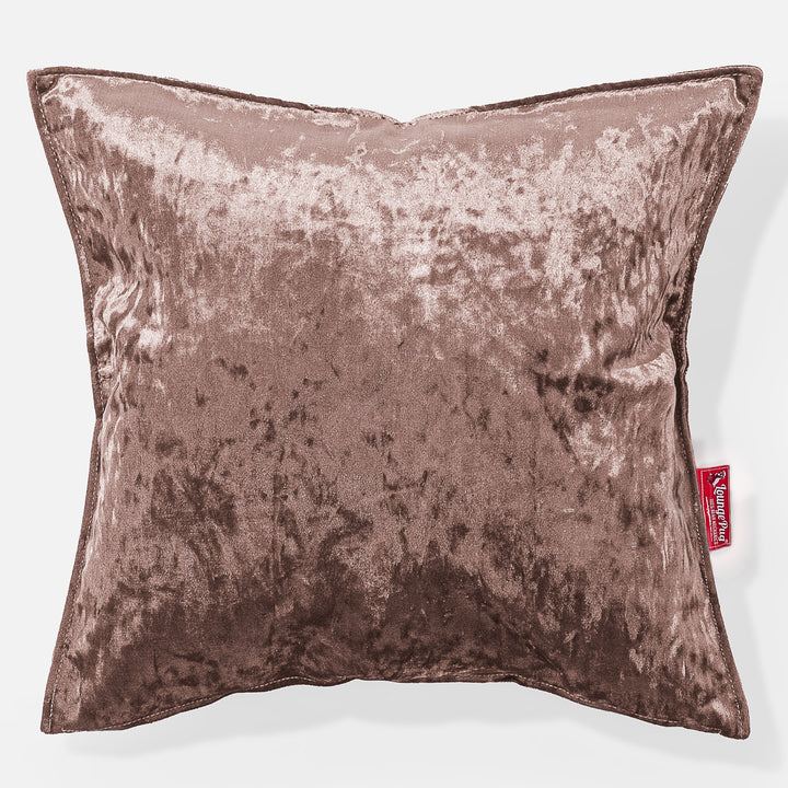 Extra Grote Kussen 70 x 70cm - Vintage Fluwelen Truffle 01