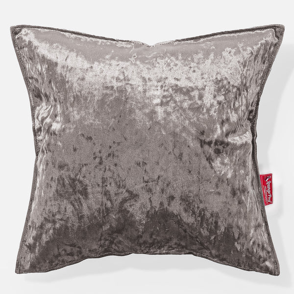 Kussen 47 x 47cm - Vintage Fluwelen Zilver 01