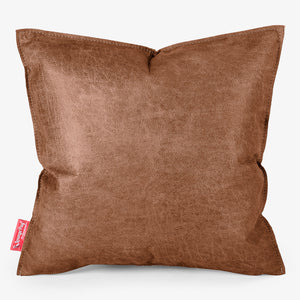 Kussenhoes 47 x 47cm - Vintage Leer Karamel
