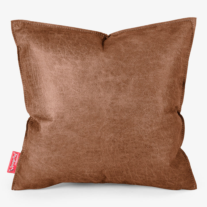Kussen 47 x 47cm - Vintage Leer Karamel 01