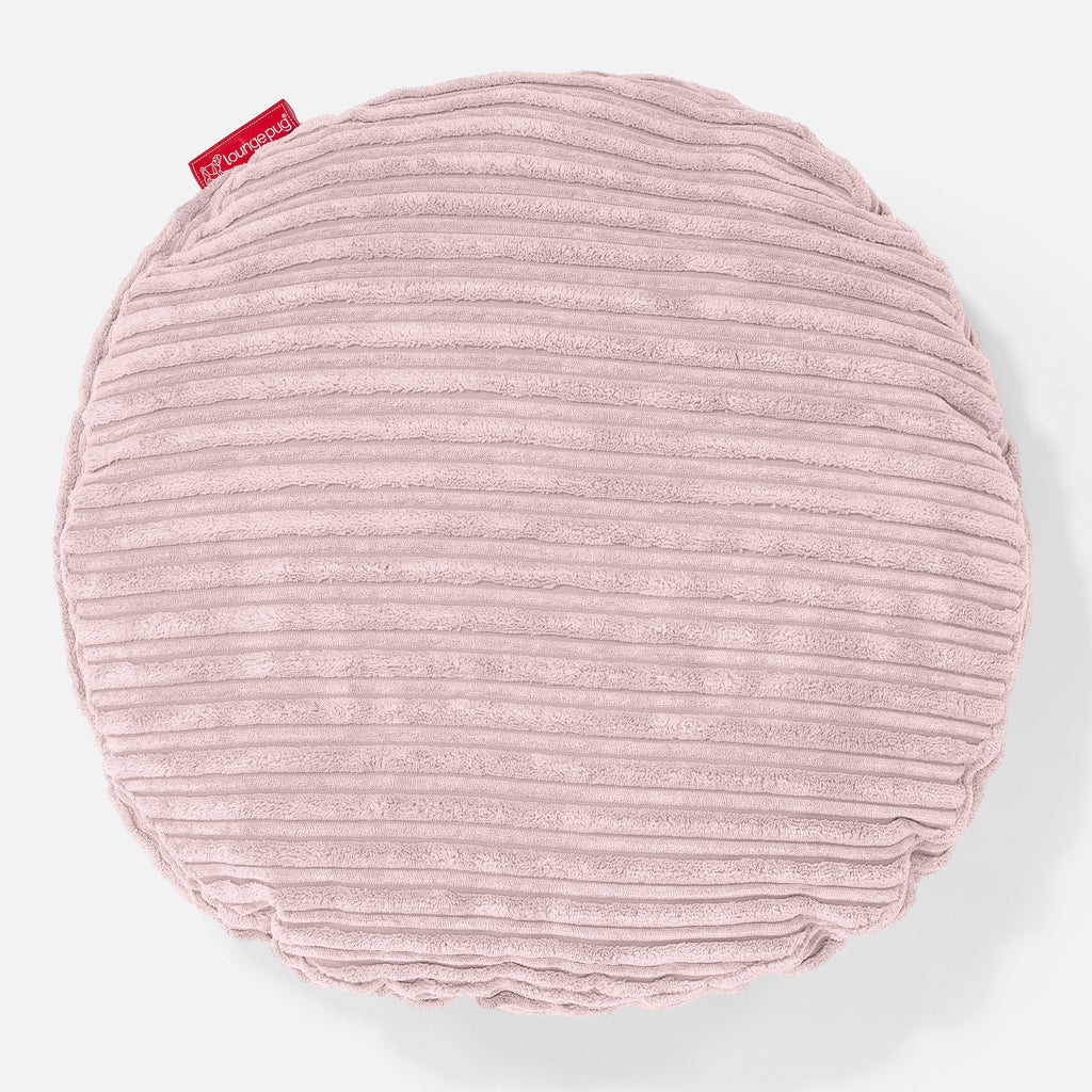 Kussen Rond 50cm - Corduroy Blozen Roze 01