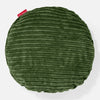Kussenhoes Rond 50cm - Corduroy Bosgroen 01