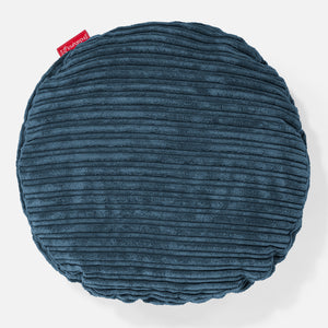 Kussenhoes Rond 50cm - Corduroy Marineblauw