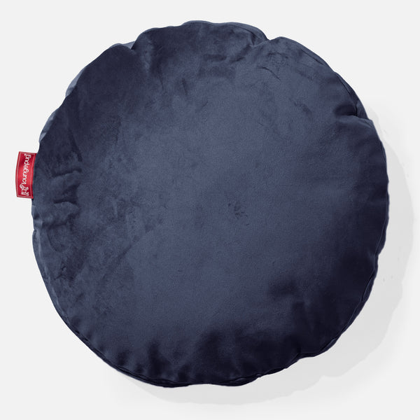 Kussen Rond 50cm - Fluweel Marineblauw 01