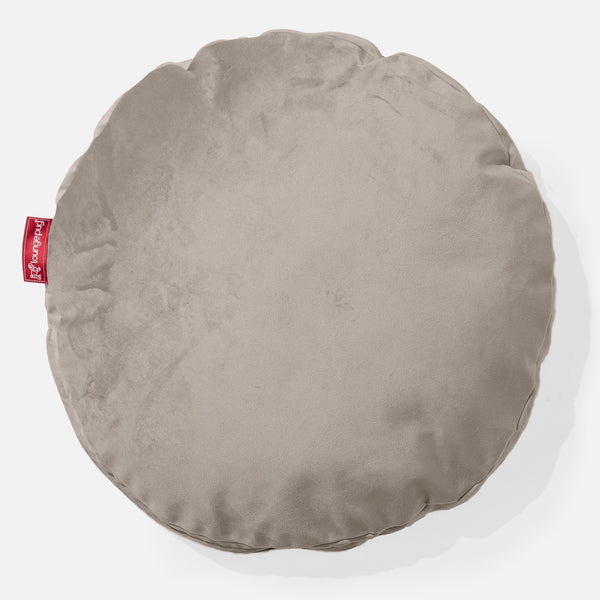 Kussen Rond 50cm - Fluweel Mink 01