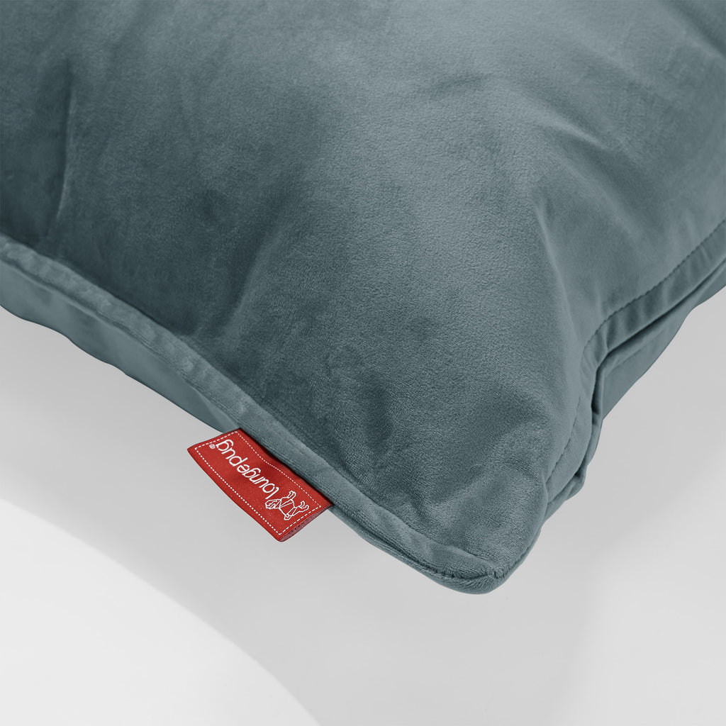 Kussen Rond 50cm - Fluweel Petrol 02