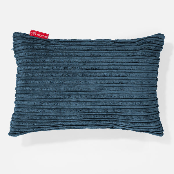 Langwerpige Kussen 35 x 50cm - Corduroy Marineblauw 01