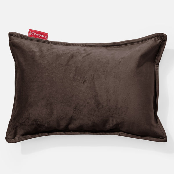 Langwerpige Kussen 35 x 50cm - Fluweel Espresso 01