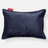 Langwerpige Kussen 35 x 50cm - Fluweel Marineblauw 01