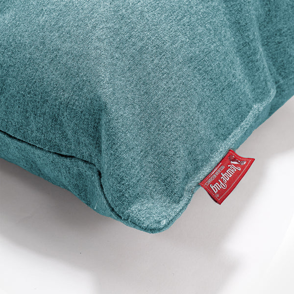 Langwerpige Kussenhoes 35 x 50cm - Interalli Wol Aqua Fabric Close-up Image