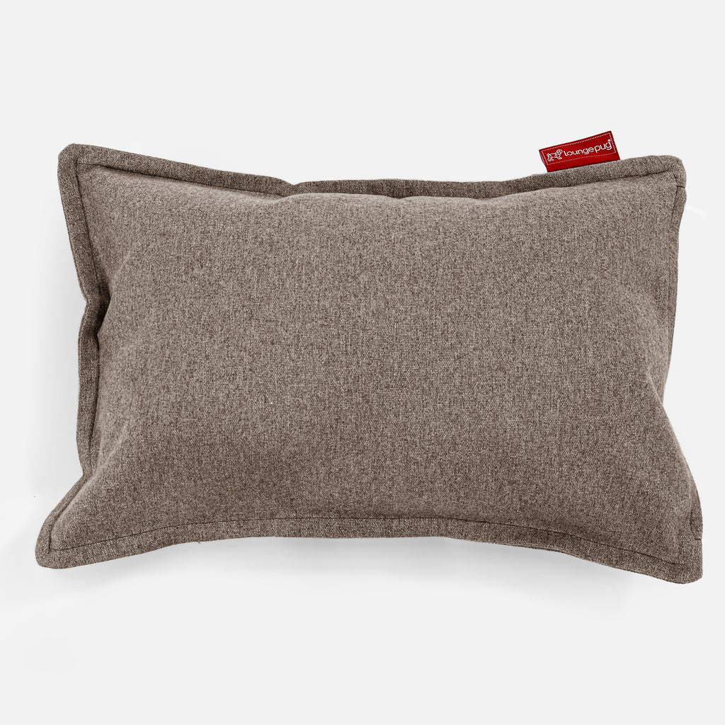 Langwerpige Kussen 35 x 50cm - Interalli Wol Biscuit 01