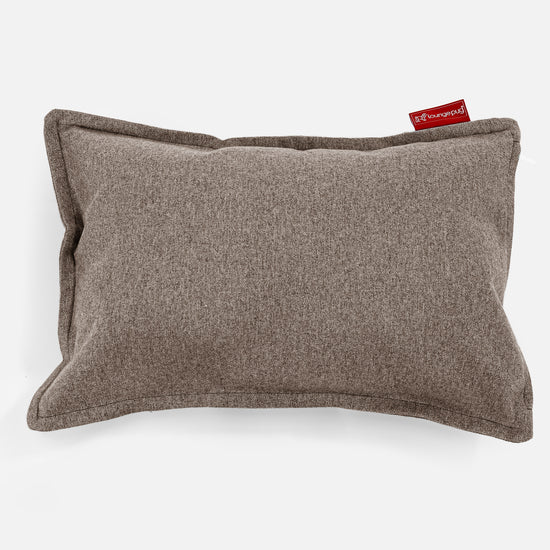 Langwerpige Kussen 35 x 50cm - Interalli Wol Biscuit 01