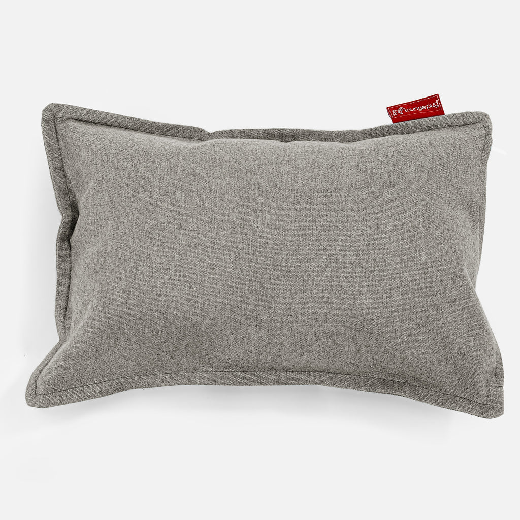 Langwerpige Kussen 35 x 50cm - Interalli Wol Zilver 01