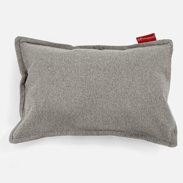 Langwerpige Kussen 35 x 50cm - Interalli Wol Zilver 01