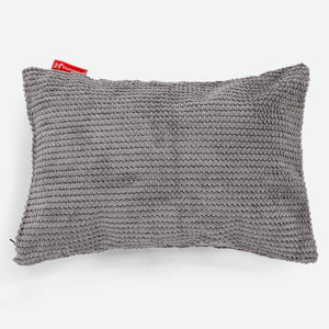 Langwerpige Kussenhoes 35 x 50cm - Pompom Antraciet