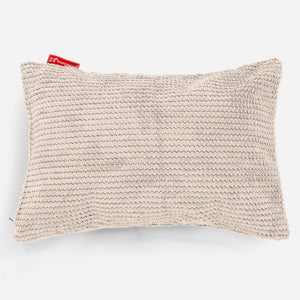 Langwerpige Kussenhoes 35 x 50cm - Pompom Crème