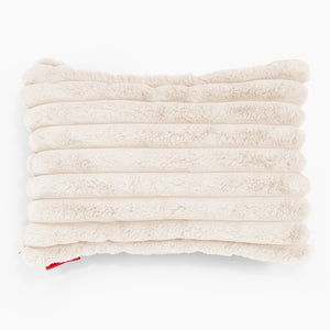 Langwerpige Kussenhoes 35 x 50cm - Ultra Pluche Corduroy Crème