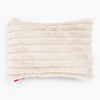 Langwerpige Kussenhoes 35 x 50cm - Ultra Pluche Corduroy Crème 01