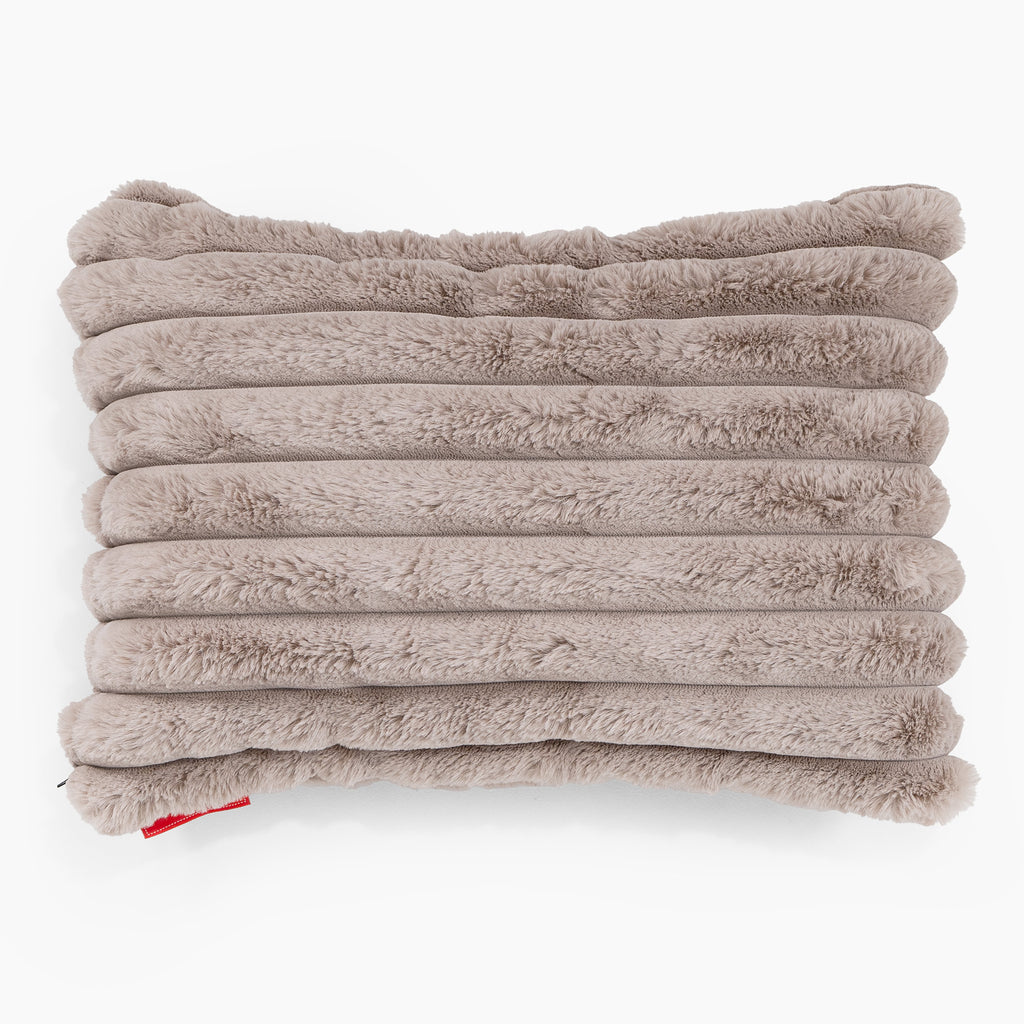 Lounge Pug Zitzakstoel Sloucher Ultra Pluche Corduroy Stoffig Roze– Big Bertha Original NL
