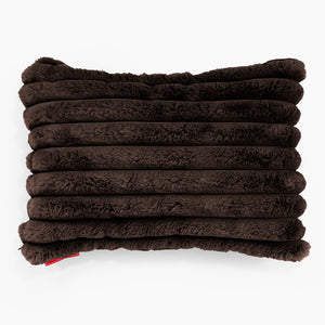 Langwerpige Kussenhoes 35 x 50cm - Ultra Pluche Corduroy Sabel