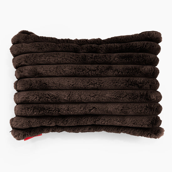 Langwerpige Kussenhoes 35 x 50cm - Ultra Pluche Corduroy Sabel 01