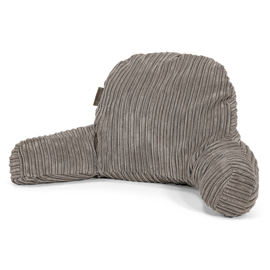 Leeskussen met Hoge Rugsteun - Corduroy Graphite Grijs 01