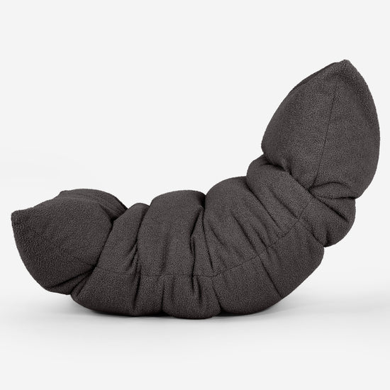 Loungzitzakstoel Eva - Boucle Graphite Grijs_02
