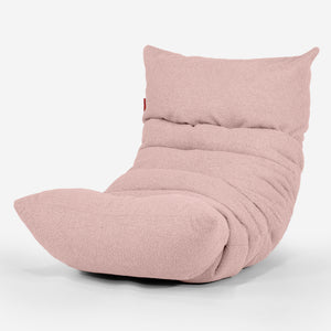 Loungzitzakstoel Eva - Boucle Roze