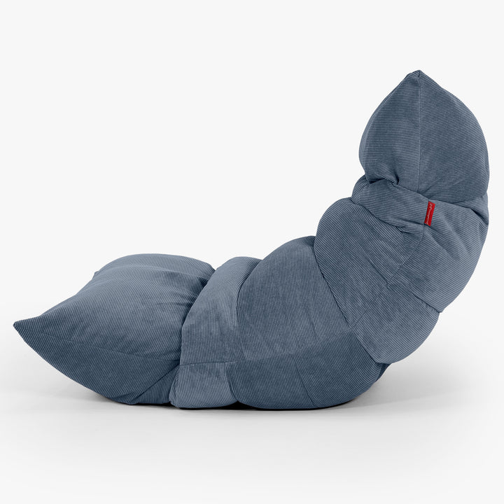 Loungzitzakstoel Eva - Needlecord Marineblauw 02