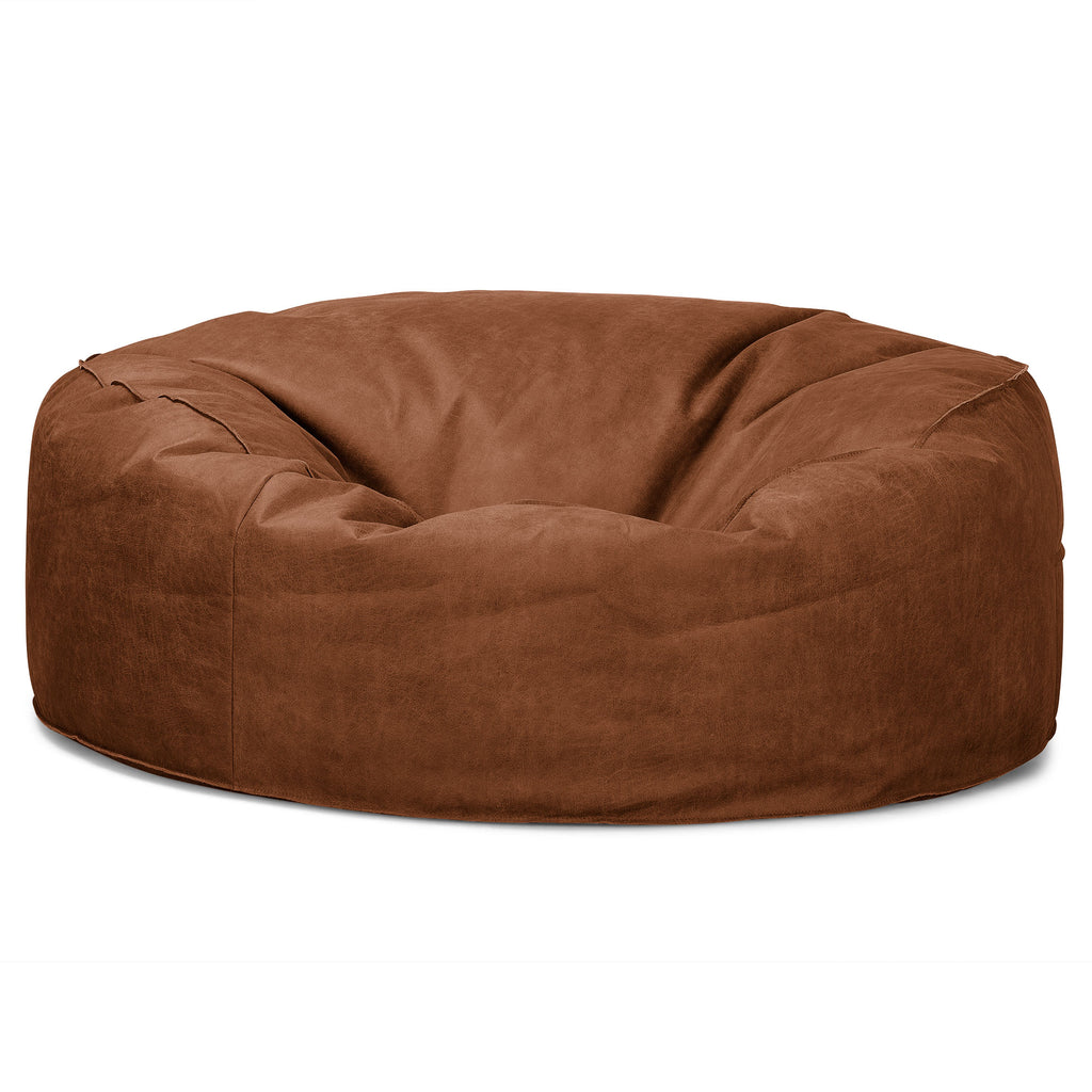 Mammoet Zitzak Bank - Vintage Leer Karamel 04