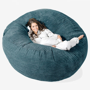 Mega-Mammoet Zitzak Bank - Corduroy Teal