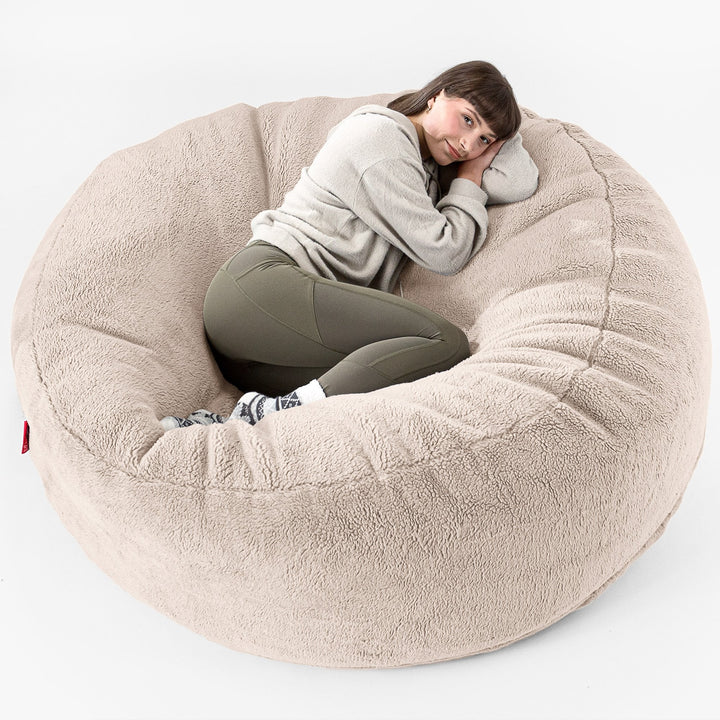 Mega-Mammoet Zitzak Bank - Nepteddybont Mink 01