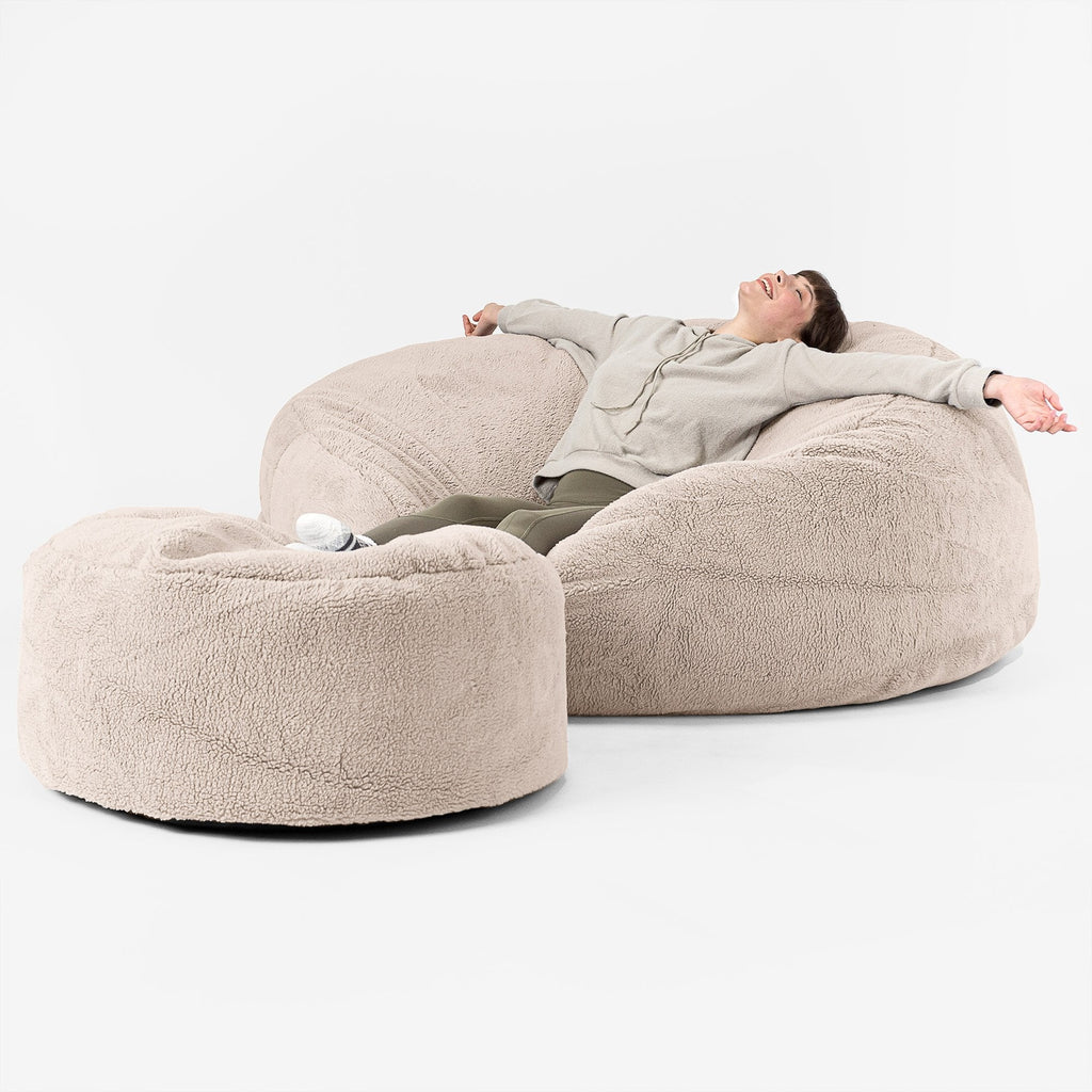 Mega-Mammoet Zitzak Bank - Nepteddybont Mink 02