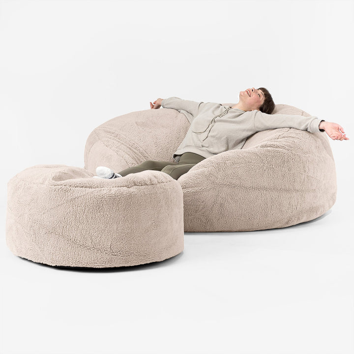 Mega-Mammoet Zitzak Bank - Nepteddybont Mink 02