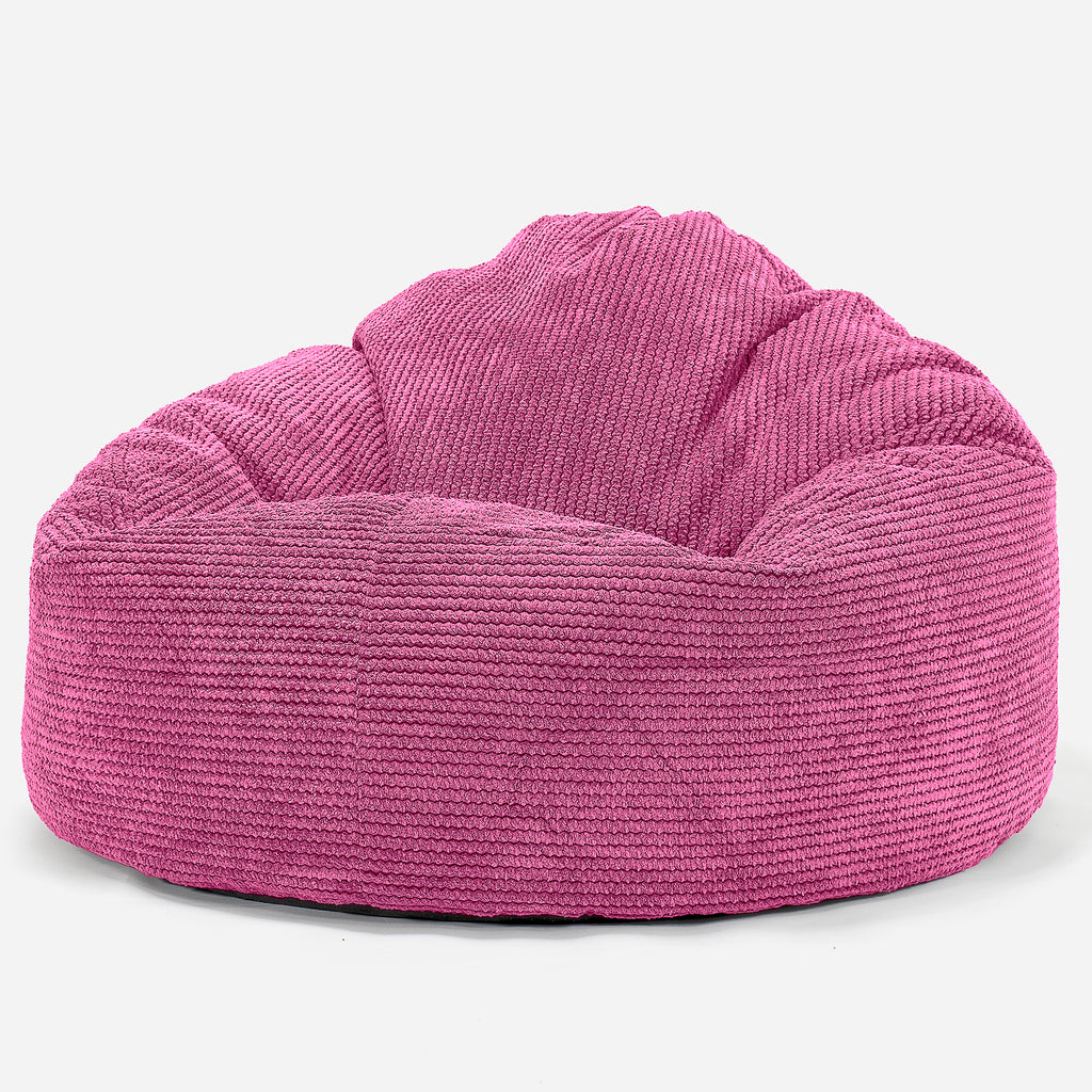 Mini-Mammoet Zitzak - Pompom Roze 01