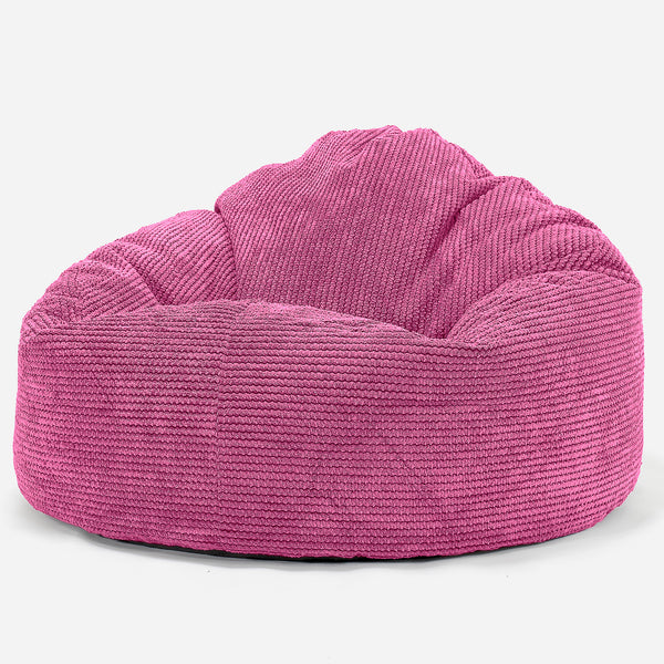 Mini-Mammoet Zitzak - Pompom Roze 01