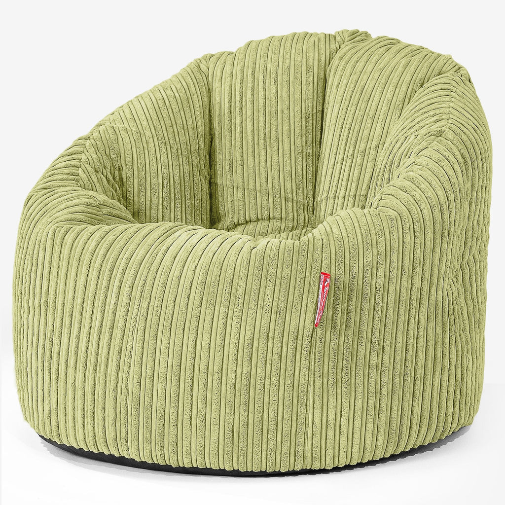 Omhelzing Zitzak Stoel - Corduroy Limoengroen 01