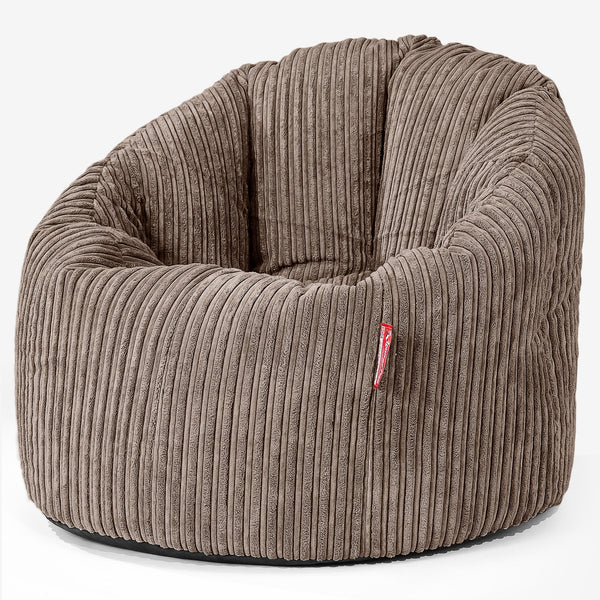 Omhelzing Zitzak Stoel - Corduroy Mocha Bruin 01