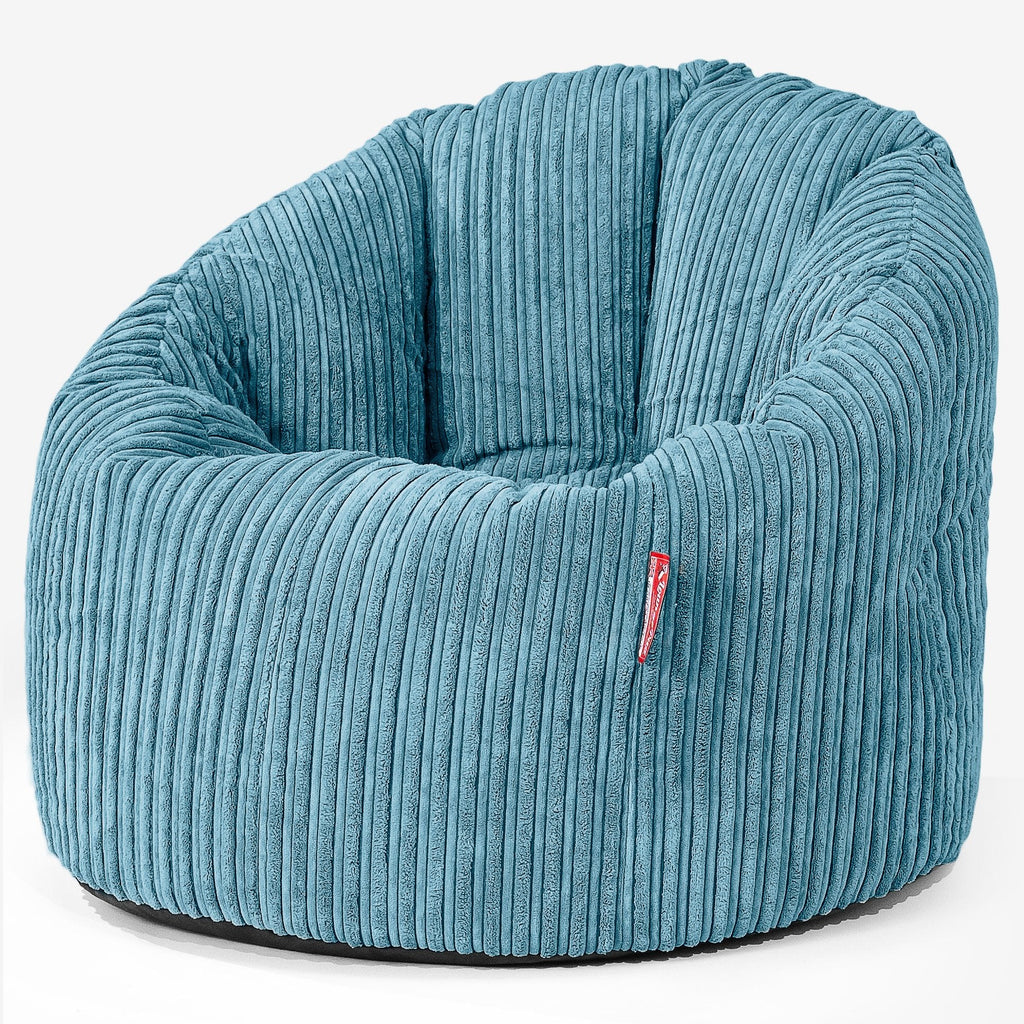 Omhelzing Zitzak Stoel - Corduroy Petrol 01
