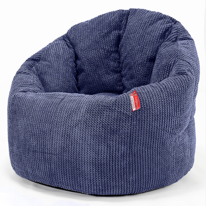 Omhelzing Zitzak Stoel - Pompom Paars 01