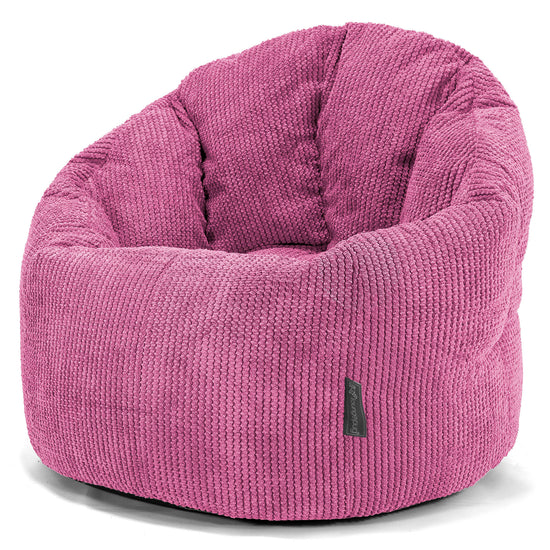 Omhelzing Zitzak Stoel - Pompom Roze 01